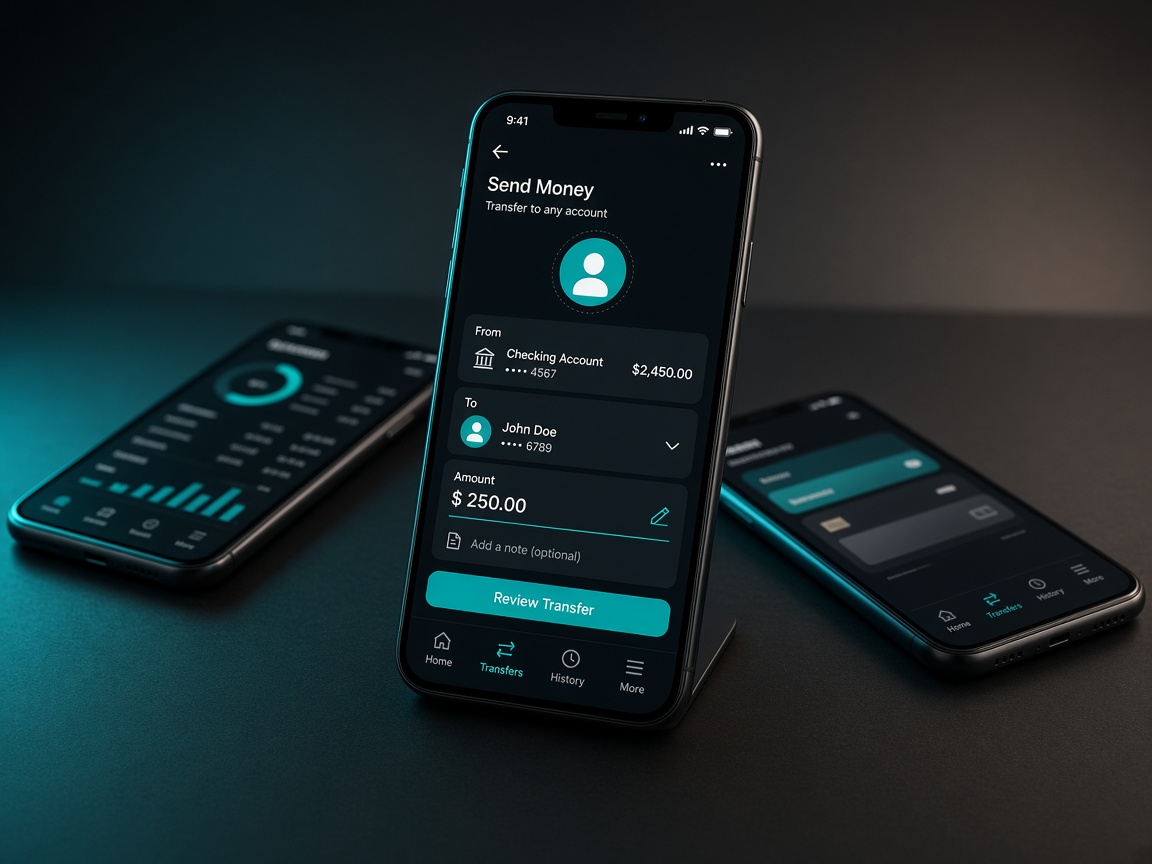 মোবাইল ওয়ালেটে টাকা পাঠানোর দৃশ্য